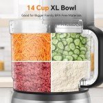 7-in-1 Powerful Electric Food Processor 800W