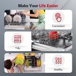 Lower Rack Dishwasher Wheels, 4 Pack Replacement