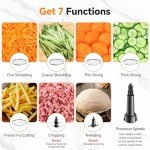 7-in-1 Powerful Electric Food Processor 800W