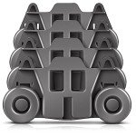 Lower Rack Dishwasher Wheels, 4 Pack Replacement