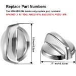6 Pack Replacement Burner Control Knobs for GE