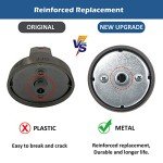 Black Stainless Steel Samsung Stove Knobs Replacement Set