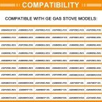 Stainless Steel Gas Stove Knob for GE