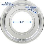 Round Range Gas Stove Drip Pans - 4 Pack