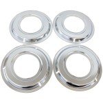 Round Range Gas Stove Drip Pans - 4 Pack