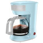OVENTE 12-Cup Drip Coffee Maker, Light Blue