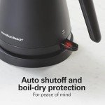 Hamilton Beach 20 oz. Gooseneck Electric Kettle
