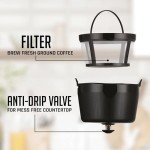 OVENTE 12-Cup Drip Coffee Maker, Light Blue