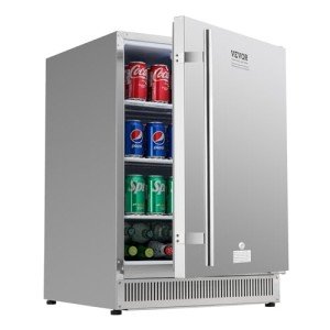 24" Indoor/Outdoor Beverage Refrigerator - 185QT Capacity