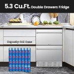 WINEBOSS 24" Double Drawer Beverage Refrigerator