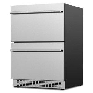 24" Outdoor Beverage Refrigerator with Double Zone