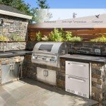 24" Under Counter Outdoor Double Drawer Refrigerator