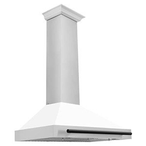 ZLINE 36" Stainless Steel Range Hood with Matte Shell