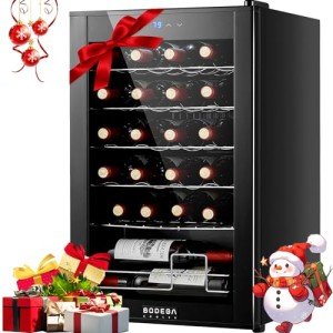 BODEGACOOLER 24-Bottle Wine Cooler with Glass Door