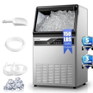 150lbs Stainless Steel Commercial Ice Maker Machine
