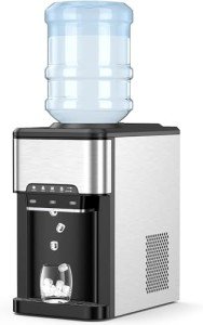 ARLIME 3-in-1 Ice Maker with Water Dispenser