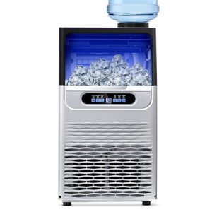 Under Counter Stainless Steel Ice Maker, 80LBS/24H