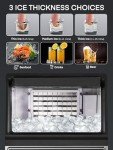 150lbs Stainless Steel Commercial Ice Maker Machine