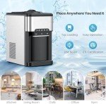 ARLIME 3-in-1 Ice Maker with Water Dispenser
