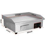 Electric Countertop Griddle - 3000W Commercial Grill