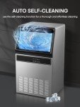 150lbs Stainless Steel Commercial Ice Maker Machine