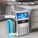 VEVOR 150 lbs Commercial Ice Maker Machine