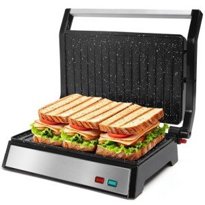 Aigostar 1200W Panini Press and Indoor Grill