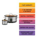 Kenmore 7 Quart Programmable Slow Cooker with Display