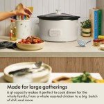 Bella 6.0 Qt Programmable Slow Cooker with Ceramic Pot