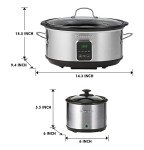Kenmore 7 Quart Programmable Slow Cooker with Display