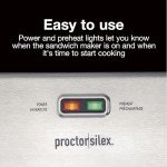 Proctor Silex Deluxe Nonstick Sandwich Maker