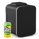 Portable 4L Mini Cooler & Warmer, Black