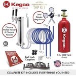 Kegco K199B-2P Double Faucet Kegerator Beer Cooler