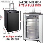 Kegco K199B-2P Double Faucet Kegerator Beer Cooler