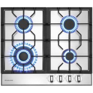 Gasland 24" Stainless Steel 4-Burner Gas Cooktop
