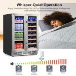 24" Dual Zone Wine & Beverage Refrigerator
