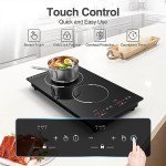 GIHETKUT 2-Burner Electric Induction Cooktop 2300W