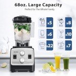 Aeitto 1800W 2-in-1 Blender & Grinder Combo