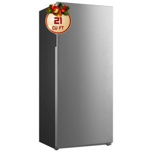 21 cu. ft Upright Freezer with Stainless Steel Finish