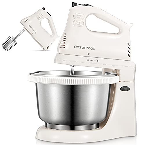 2-in-1 Electric Hand and Stand Mixer, 3 Quart