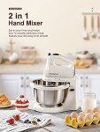 2-in-1 Electric Hand and Stand Mixer, 3 Quart