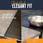 Stainless Steel Stove Gap Covers - 2 Pack