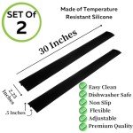 Silicone Stove Counter Gap Covers - 2 Pack