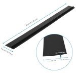 Silicone Stove Gap Covers 4 Pack - Black