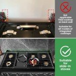 36" Waterproof Stove Gap Filler Kit - Black
