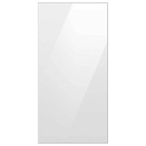 Samsung Bespoke 4-Door White Glass Refrigerator Panel