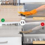 MOFINO Stainless Steel Stove Gap Covers - 2 Pack
