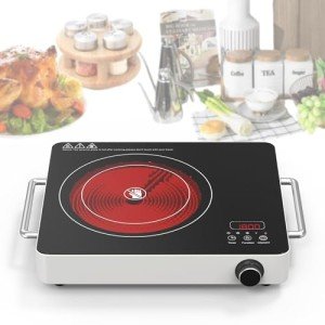VBGK 1800W Portable Electric Cooktop with Timer