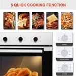 24" Built-in Electric Wall Oven with 5 Functions