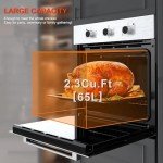24" Built-in Electric Wall Oven with 5 Functions